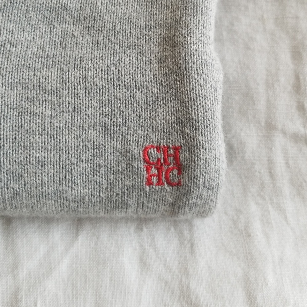 Preowned Carolina Herrera Grey Sweater M
